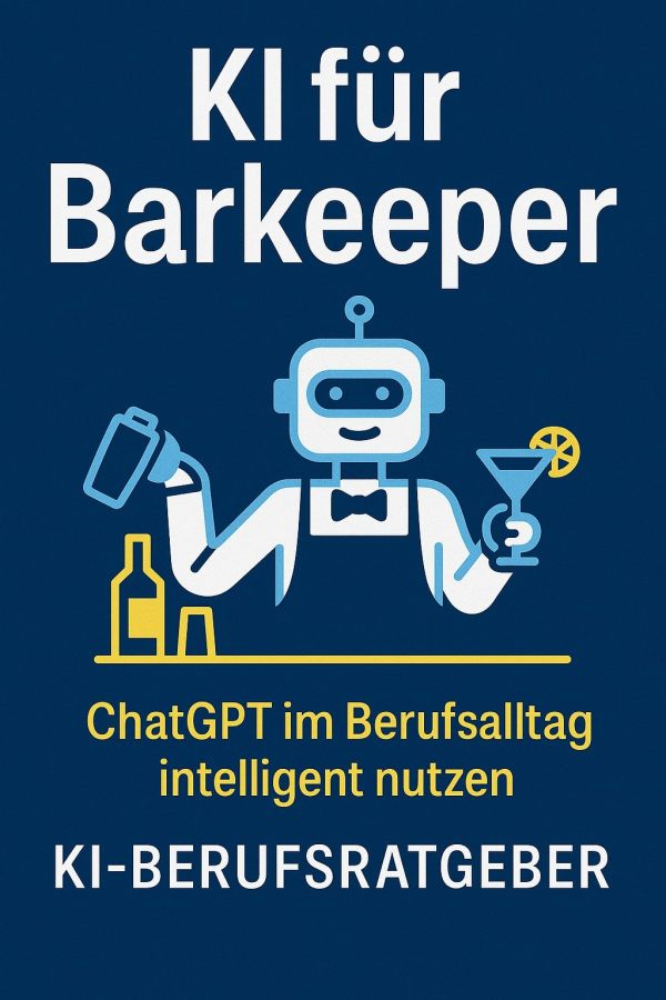 Buchcover: KI für Barkeeper:innen