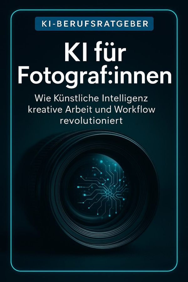Buchcover: KI für Fotograf:innen – Wie Künstliche Intelligenz kreative Arbeit und Workflow revolutioniert