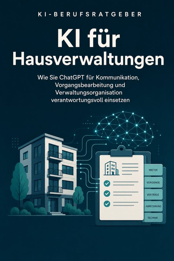 Buchcover: KI für Hausverwaltungen