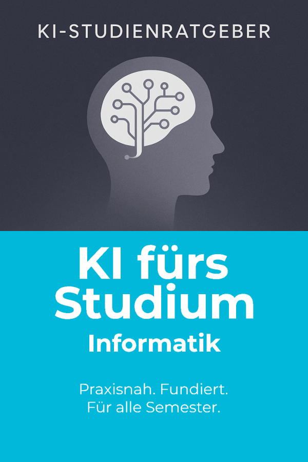 Buchcover: KI fürs Studium – Informatik