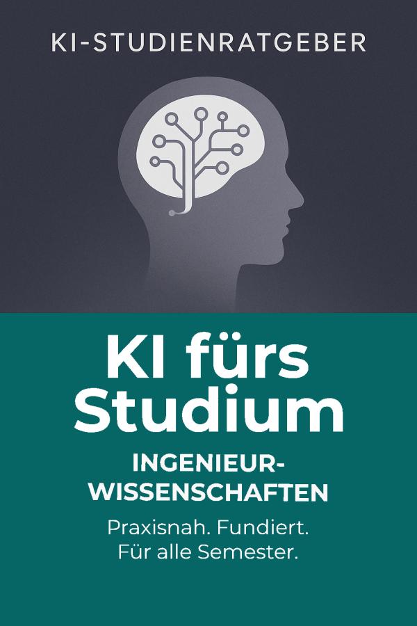 Buchcover: KI fürs Studium – Ingenieurwissenschaften