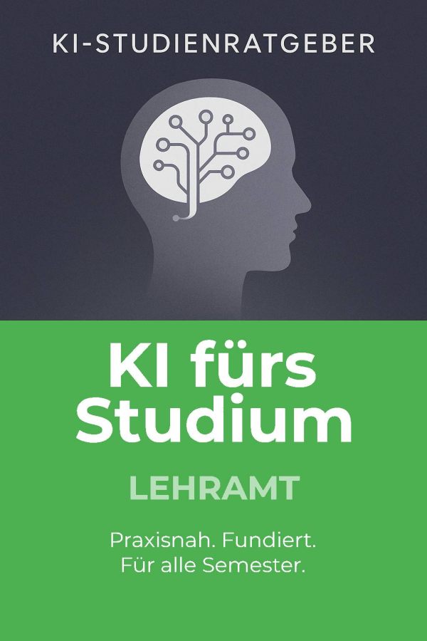 Buchcover: KI fürs Studium – Lehramt