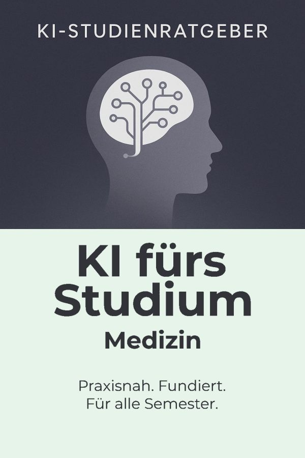 Buchcover: KI fürs Medizinstudium