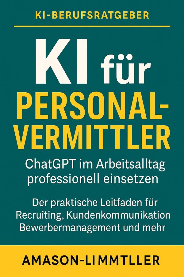 Buchcover: KI für Personalvermittler