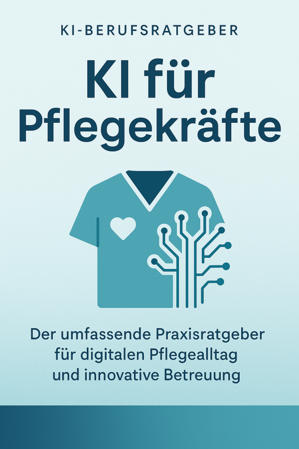 Buchcover: KI für Pflegekräfte