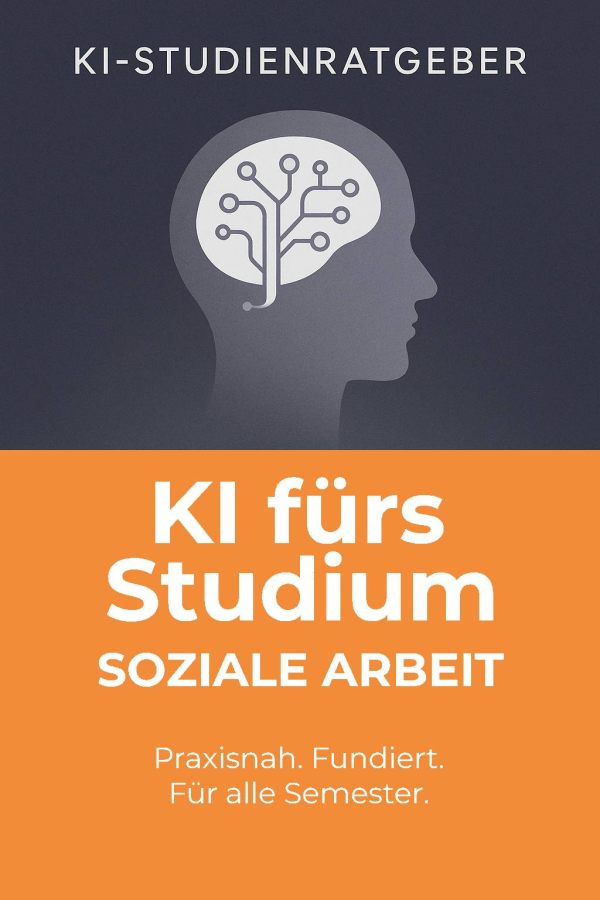 Buchcover: KI fürs Studium – Soziale Arbeit