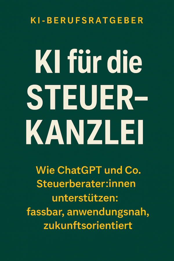 Buchcover: KI für Steuerberater:innen
